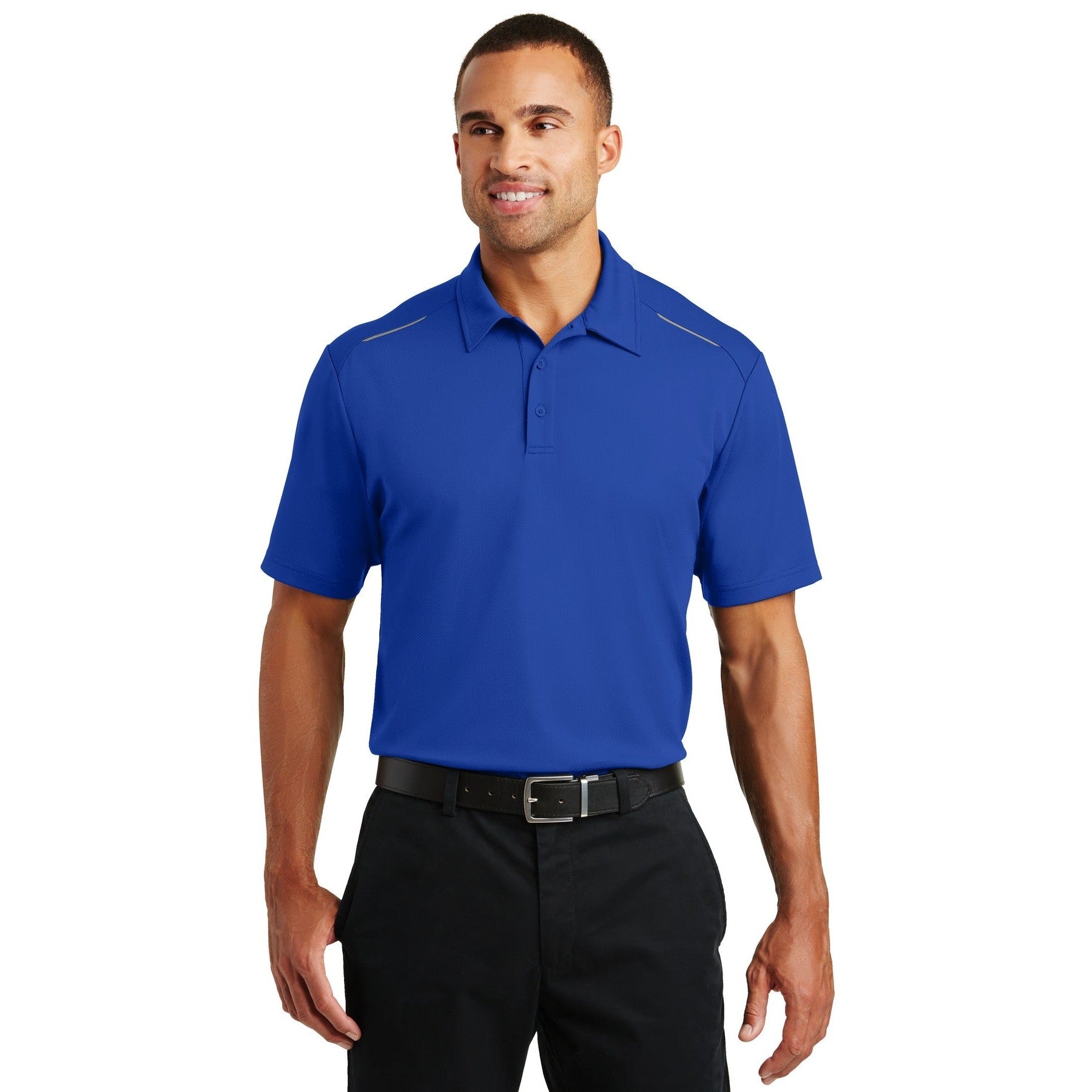 Port Authority-Port Authority® Pinpoint Mesh Polo. K580-MedTech-4